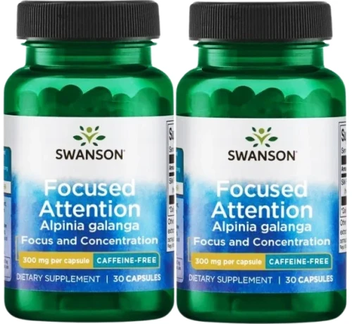 2 x Focused Attention 300mg 30kaps, Swanson.webp