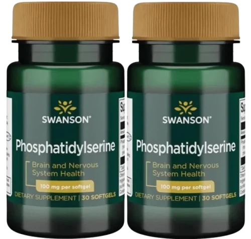 2 x Phosphatidylserine - Fosfatydyloseryna 100mg 30kaps, Swanson.webp