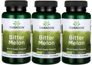 3 x FS Bitter Melon 500mg 60kaps, Swanson