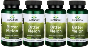 4 x FS Bitter Melon 500mg 60kaps, Swanson