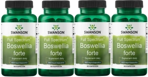 4 x FS Boswellia forte 800mg 60kaps, Swanson