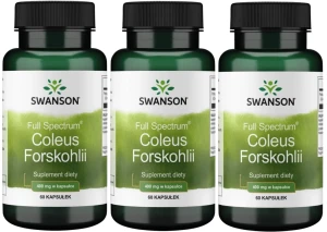 3 x FS Coleus Forskohlii 400mg 60 kaps, Swanson