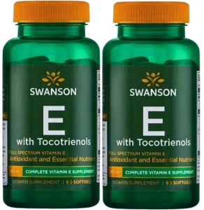 2 x E with Tocotrienols - E z tokotrienolami 60kaps, Swanson