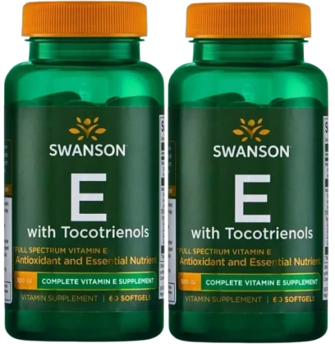 2 x E with Tocotrienols - E z tokotrienolami 60kaps, Swanson.webp