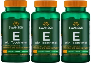 3 x E with Tocotrienols - E z tokotrienolami 60kaps, Swanson
