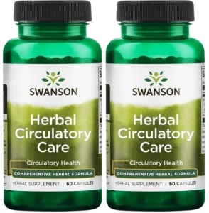 2 x Herbal Circulatory Care 60 kaps, Swanson