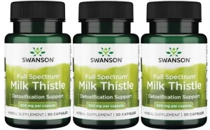 3 x FS Milk Thistle 500mg 30 kaps, Swanson