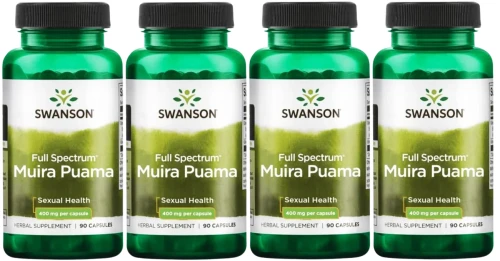 4 x FS Muira Puama 400mg 90 kaps, Swanson.webp