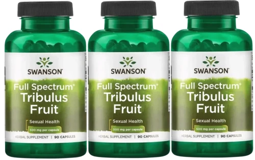 3 x FS Tribulus Fruit 500mg 90kaps, Swanson.webp