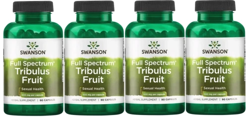 4 x FS Tribulus Fruit 500mg 90kaps, Swanson.webp