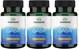 3 x GABA 250mg 60kaps, Swanson