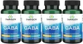 4 x GABA forte 750mg 60kaps, Swanson.webp