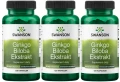 3 x Ginkgo Biloba ekstrakt 60mg 120 kaps, Swanson.webp