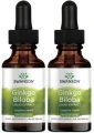 2 x Ginkgo Biloba liquid ekstrakt 29,6ml, Swanson.webp