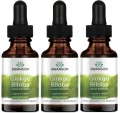 3 x Ginkgo Biloba liquid ekstrakt 29,6ml, Swanson.webp