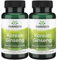 2 x Korean Ginseng - Żeń-Szeń 500mg 100 kaps, Swanson.webp