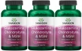 3 x Glukozamina, Chondroityna &amp; MSM 120tab, Swanson.webp