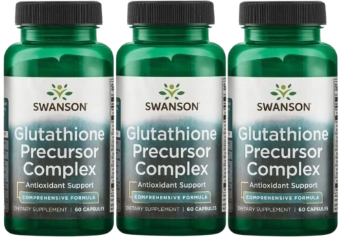 3 x Glutathione Precursor Complex 60kaps, Swanson.webp