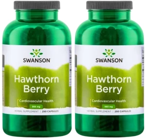 2 x Hawthron Berry - Głóg owoce 565mg 250kaps, Swanson