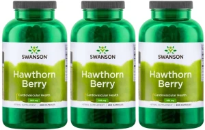 3 x Hawthron Berry - Głóg owoce 565mg 250kaps, Swanson