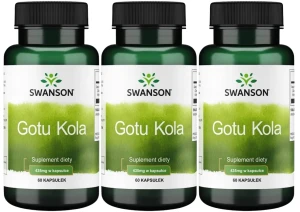 3 x Gotu Kola 435mg 60kaps, Swanson