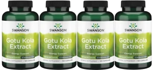 4 x Gotu Kola ekstrakt 100mg 120kaps, Swanson