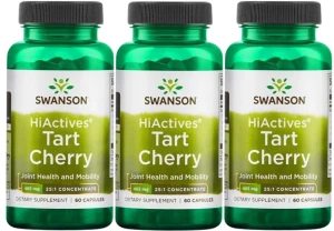 3 x Tart Cherry 465mg 60kaps, Swanson