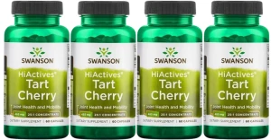 4 x Tart Cherry 465mg 60kaps, Swanson
