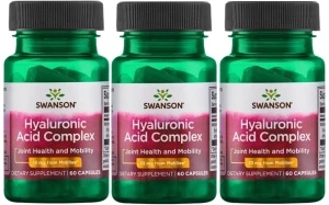 3 x Hyaluronic Acid Complex 60kaps, Swanson
