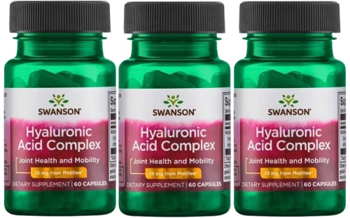 3 x Hyaluronic Acid Complex 60kaps, Swanson.webp