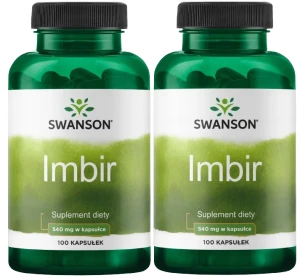 2 x Ginger Root - Imbir 540mg 100kaps, Swanson