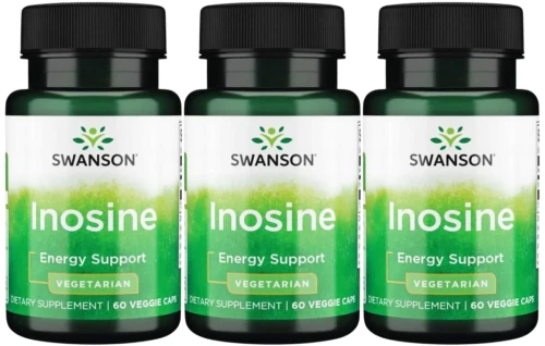 3 x Inosine - Inozyna 500mg 60kaps, Swanson.webp