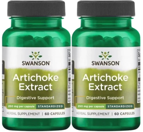 2 x Artichoke Extract - Karczoch 250mg 60 kaps, Swanson.webp