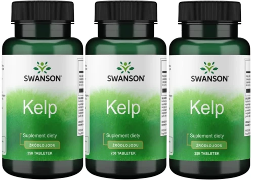 3 x Kelp 225mcg 250 tabl, Swanson.webp