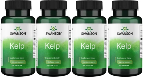4 x Kelp 225mcg 250 tabl, Swanson.webp