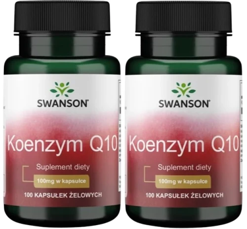 2 x Koenzym Q10 100mg 100sgels, Swanson.webp