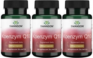 3 x Koenzym Q10 100mg 100sgels, Swanson