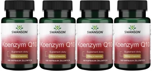 4 x Koenzym Q10 100mg 100sgels, Swanson