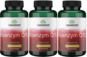 3 x CoQQ10 - Koenzym Q10 200mg 90 kaps, Swanson