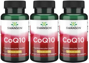 3 x CoQ10 - Koenzym Q10 30mg 120 kaps, Swanson
