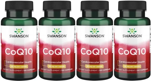 4 x CoQ10 - Koenzym Q10 30mg 120 kaps, Swanson.webp