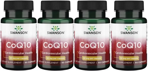 4 x CoQ10 - Koenzym Q10 30mg 60 kaps, Swanson.webp