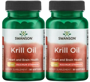 2 x Krill Oil - maksymalna moc 1000mg, Swanson
