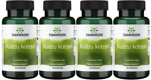 4 x Kudzu 500mg 60kaps, Swanson.webp