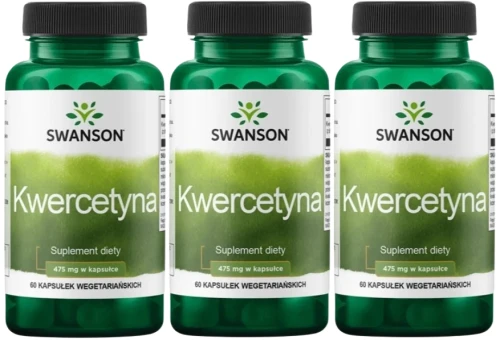 3 x Kwercetyna 475mg 60vcaps, Swanson.webp