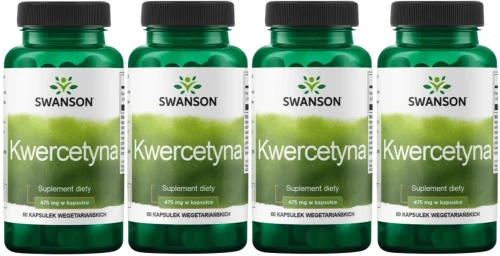 4 x Kwercetyna 475mg 60vcaps, Swanson.webp
