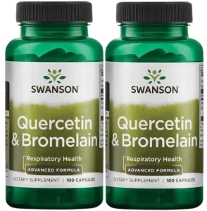 2 x Quercetin & Bromelain - Kwercetyna i Bromelina 100 kaps, Swanson