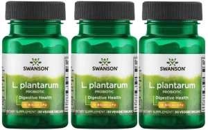 3 x L. Plantarum 30 kaps., Swanson