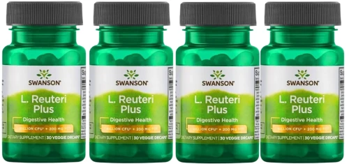 4 x L. Reuteri Plus 30kaps vege, Swanson.webp