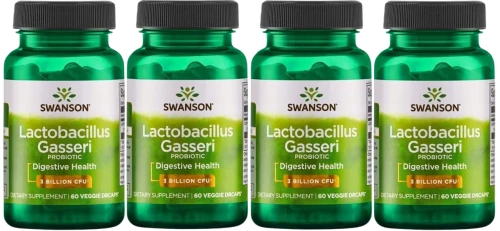 4 x Lactobacillus Gasseri 60 kaps, Swanson.webp